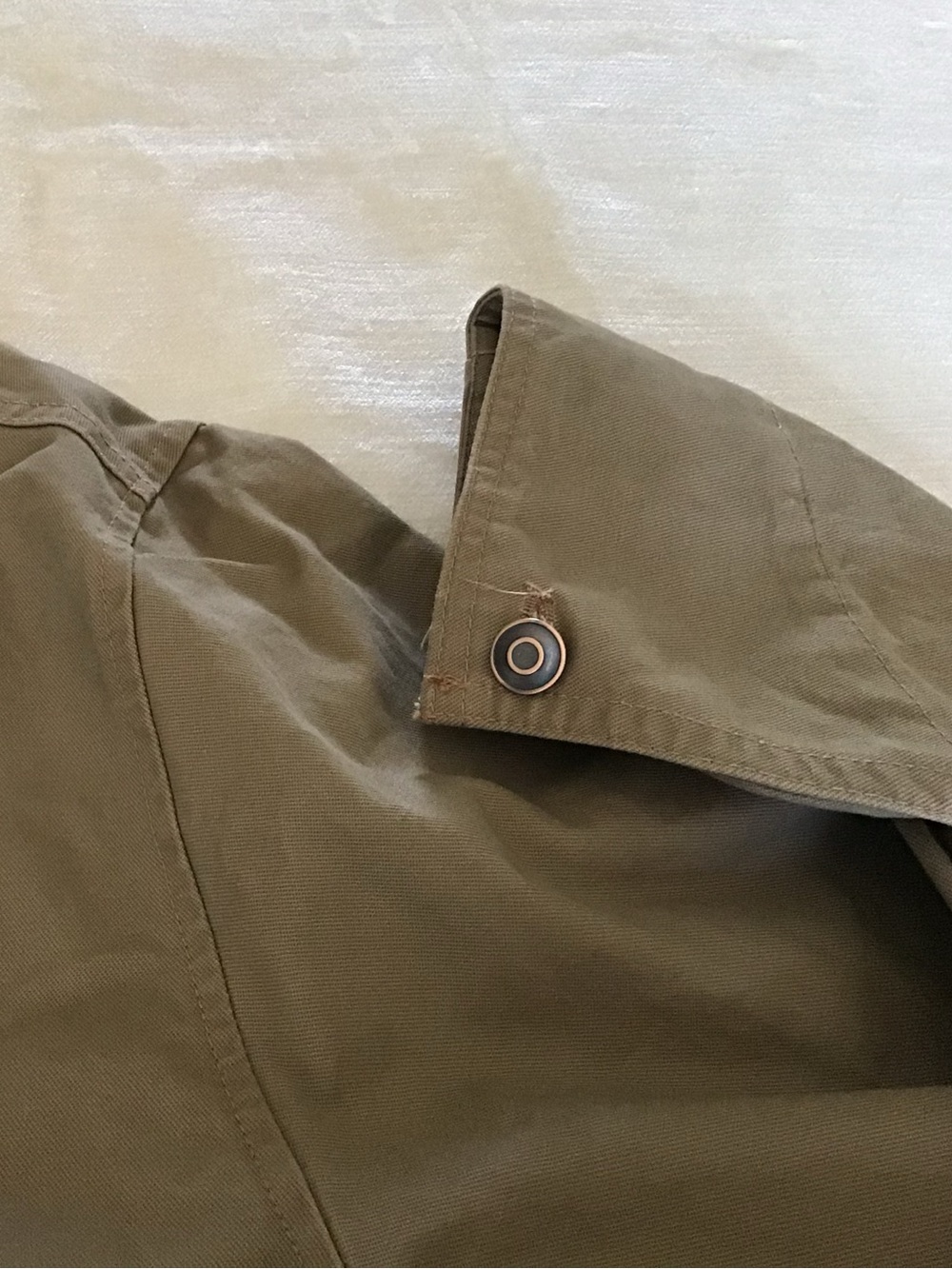 Thread & Supply Brown Canvas Field Jacket with Black Collar - Picture 5 of 10